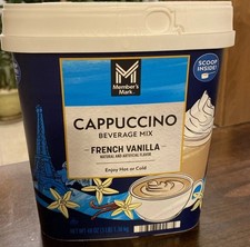 Member  s Mark French Vanilla Cappuccino Beverage Mix  48 oz. Best By 12/2026