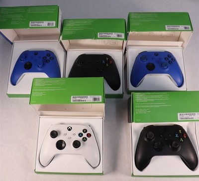 Lot 5 Xbox Wireless Controllers Model 1914 AS IS STICK DRIFT READ AD!