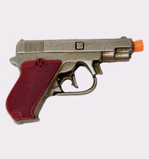 Vintage 1940 Kilgore Cast Iron "PRESTO" Cap Gun Working P26.1 Red Handles