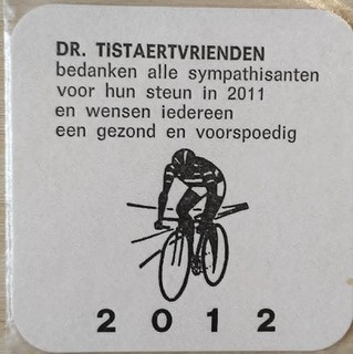 CHIMAY trappist biervilt sous bock Dr. Tistaertvrienden 2012