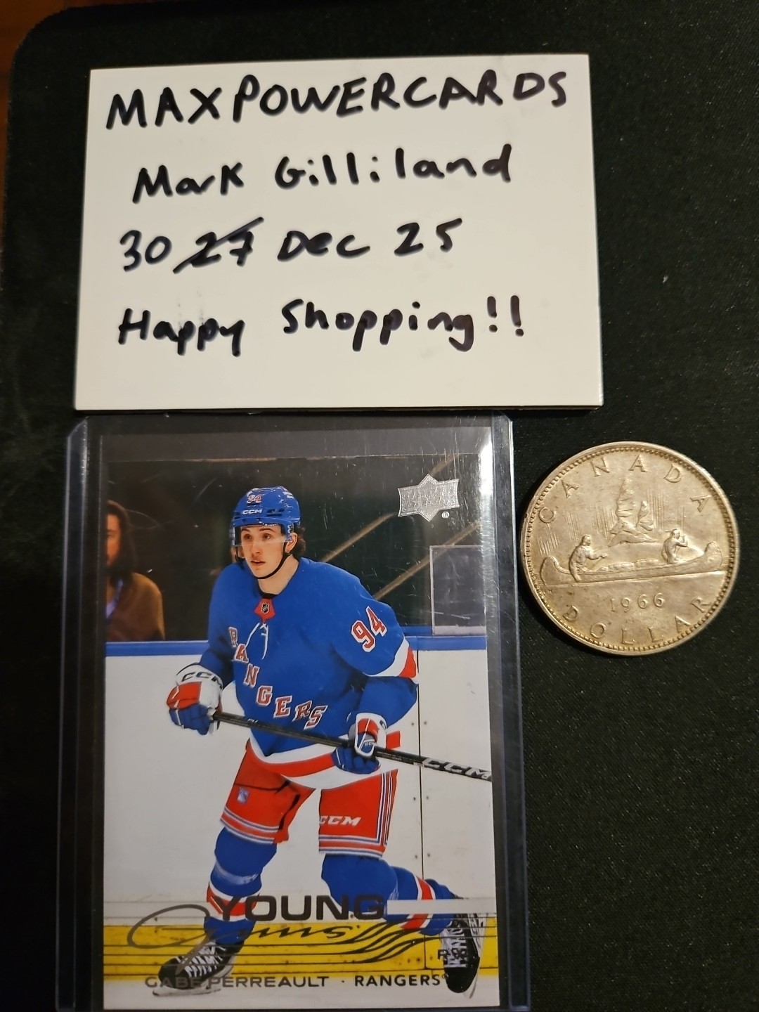 2025-26 UPPER DECK GABE PERREAULT YOUNG GUNS #202