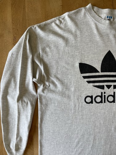 Vintage 90s Adidas Big Trefoil Logo Long Sleeve T-Shirt by Adidas, $30 - Photo 3
