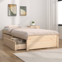 Bett Mit Schubladen 75X190 Cm