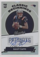 2022 Panini Classics Classic Beginnings Signatures 8/60 Bailey Zappe Auto 0s9t
