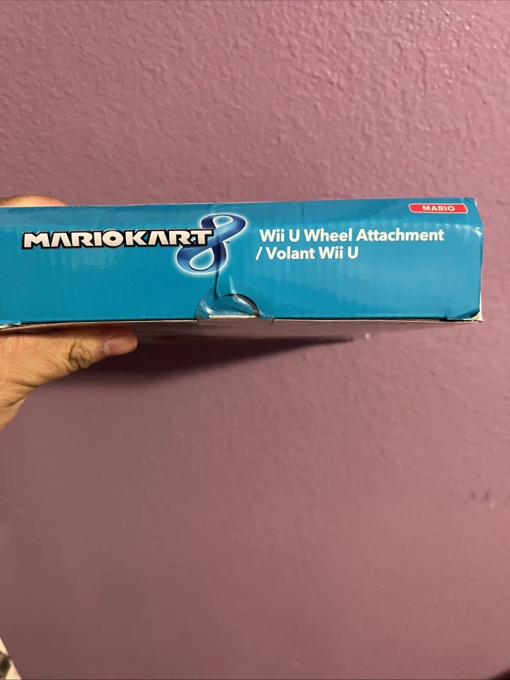 Official Nintendo Wii U Mario Kart 8 Steering Wheel -Red Hori FREE SAME DAY SHIP - Image 4 of 4