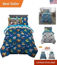 Naruto Anime Bedding Super Soft Comforter And Sheet Set With Sham, 5 Piece Tw...