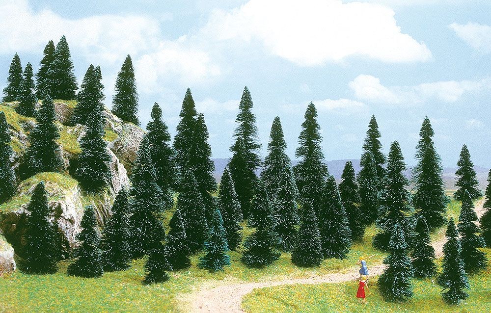 Pins à piquer Busch 6499 pour créer une forêt miniature échelle HO