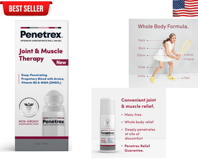 Penetrex Joint & Muscle Therapy Pain Relief & Recovery, Roll-On, 2.5 oz