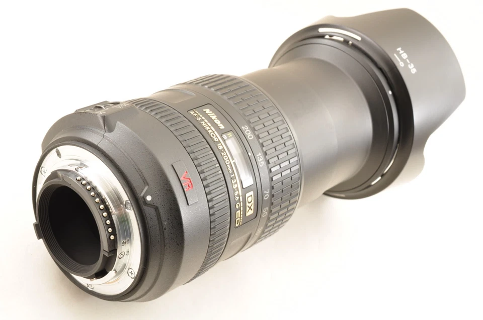 Lente Nikon AF-S DX NIKKOR 18-200 mm F/3,5-5,6 G ED VR con capucha *Excelente+5* #4058 Foto 3 de 4