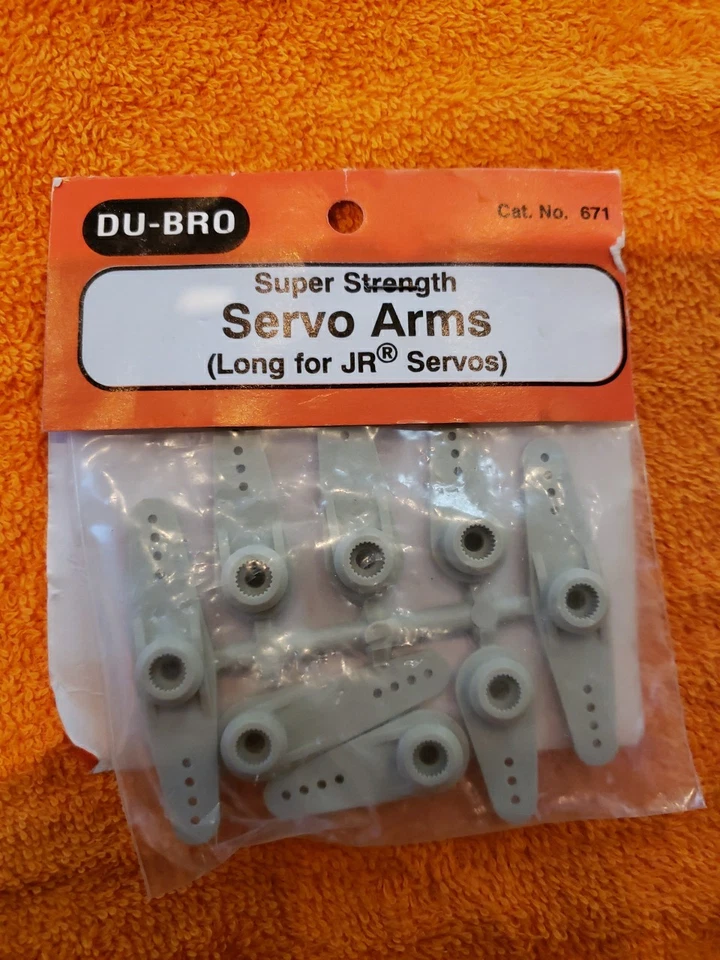 Du-Bro - Super Strength Servo Arm Long For JR Servos - Part 671 - JT25 - Image 2 of 4