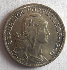 1960 PORTUGAL 50 CENTAVOS - Excellent Coin - FREE SHIP - Bin #704