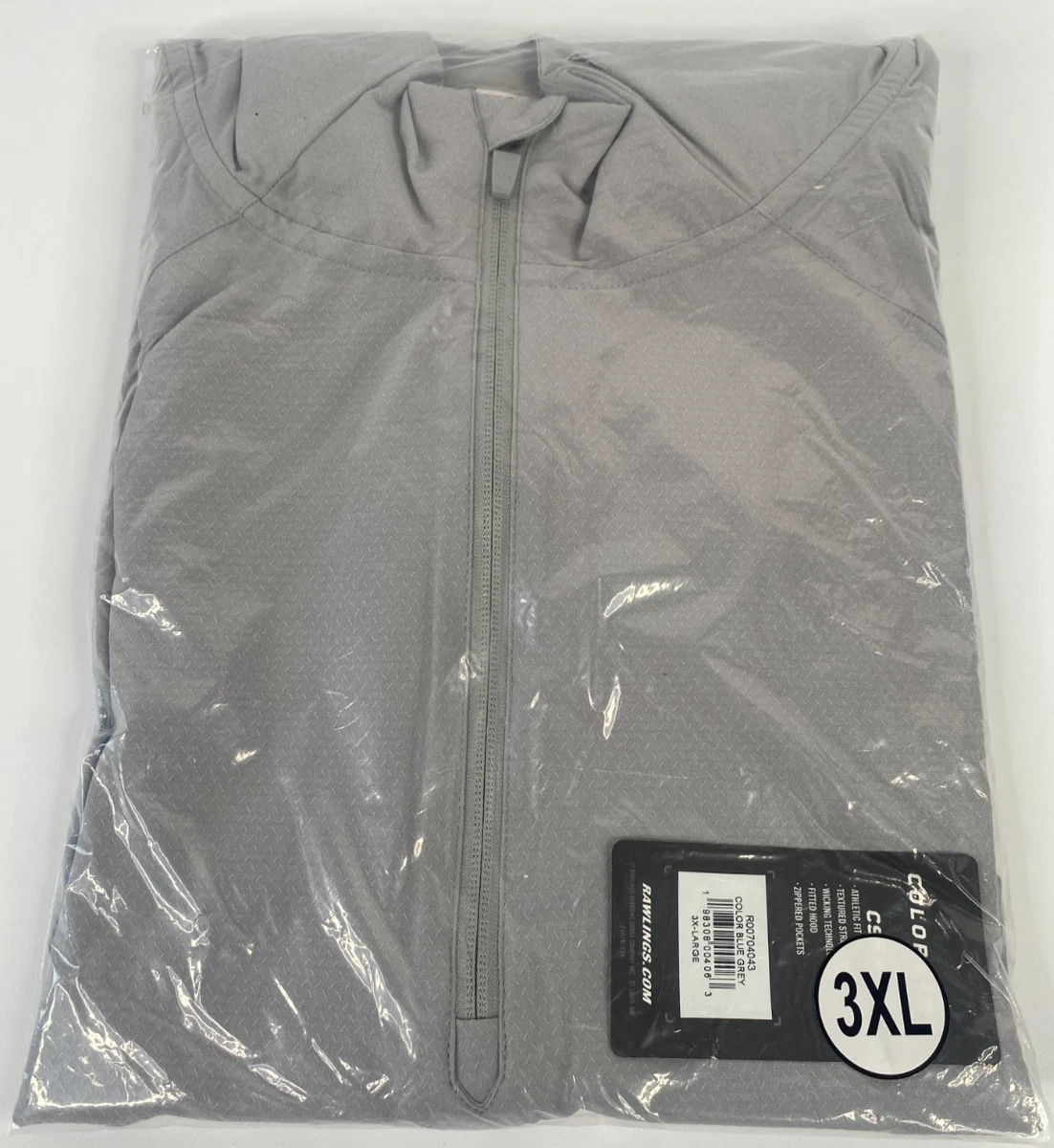 Rawlings pour Homme Adulte Quarter Zip Veste à Manches Longues Petit Vert foncé
