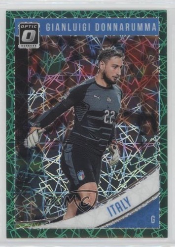 Gianluigi Donnarumma [Optic Green Velocity] #147 2018 Panini Donruss card