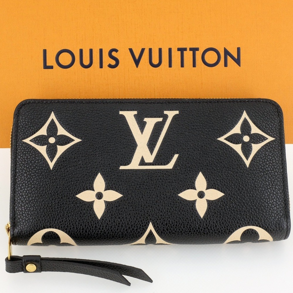 Louis Vuitton Monogram Empreinte Zippy Wallet RFID IC Chip M80481 463