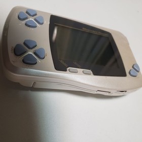 Bandai WonderSwan Console Silver Pearl White SW-001 Tested Working See Photos