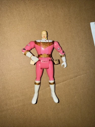 Vtg Zeo Power Rangers Head Flip Action Auto Morphin Pink Ranger 1996 (WTF72)