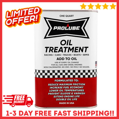 Prolube Engin Oil Treatment 1QT-- Engine Oil  Additive for  Gas & Diesel Engines