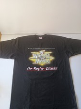 Delta WWF WrestleMania The Ragin' Climax 1999 Officially Licensed Black T-Shirt