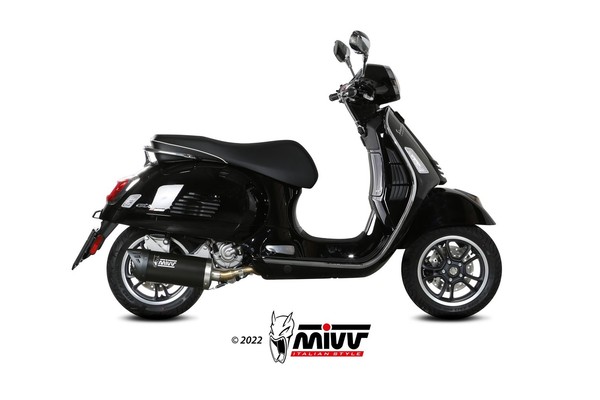 Mivv Mover Auspuff Komplettanlage Passend FüR Piaggio Vespa GTS 300 2021-2024-image