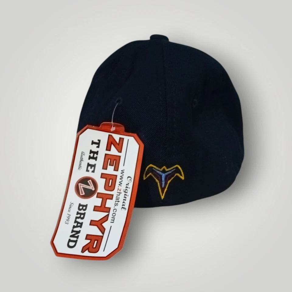 Vintage Y2k Atlanta Thrashers Cap Zephyr Team Gear Youth Flex Fit Blue NWT - Image 3 of 4