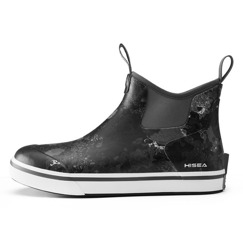 HISEA Men's Ankle Deck Boots Waterproof Non-Slip Fishing Yard Working Rain Boots - 第 89/115 張圖片