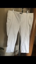 Womens Ralph Lauren White Pants Size 18W EUC