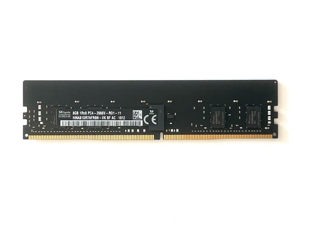 デスクトップ用メモリSKhynix PC4 21300 1RX8 DDR4 2666V 8GBX2枚