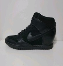 NIKE DUNK SKY HI WEDGE SIZE UK 3.5 EUR 36.5 (528899 004) BLACK