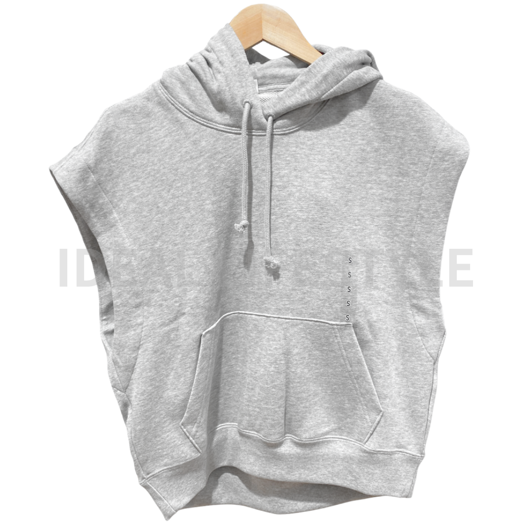 UNIQLO Sweat Sleeveless Hoodie S-3XL Gray/Black/Khaki/Blue