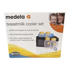 Medela Breast milk Cooler Set - Clear - Open Box - MISSING CONTOURED ICE PACK