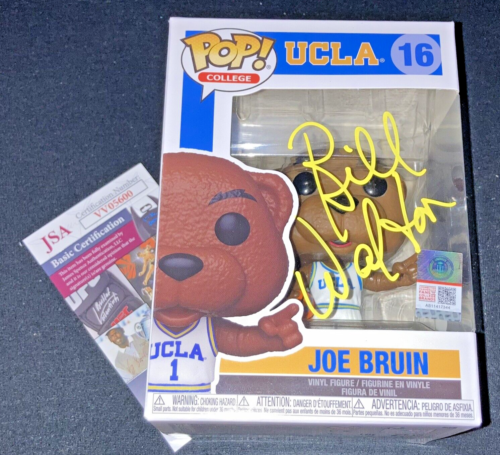 BILL WALTON SIGNED JSA FUNKO POP! COLLEGE #16 UCLA BRUINS BASKETBALL AUTOGRAPH - Picture 1 of 5