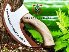 pizza cutter axe, Viking axe, Fist axe, best gift for him, Maga Trump Gifts