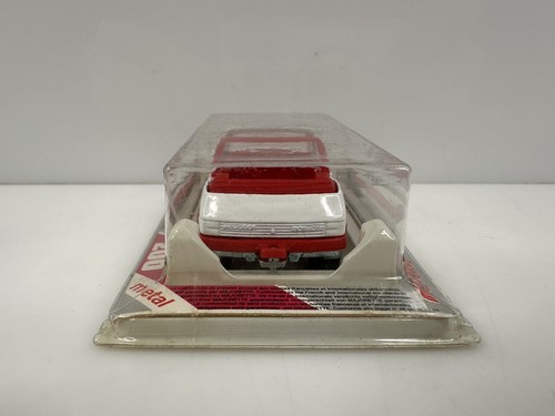 Rare Vintage Majorette 200 210 Peugeot CTI Convertible White Red France - Picture 3 of 7