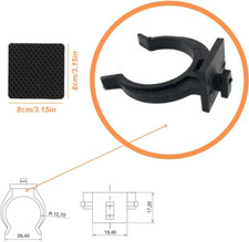 15 Clip Per Battiscopa In ABS Nero - Ganci Universali Per Mobili Da Cucina E Bagno - Foto 14