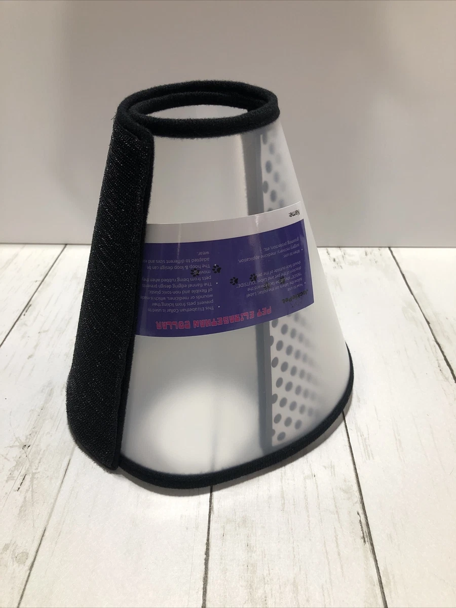 JackiePet Elizabethan Dog Collar Soft Edge Plastic Cone Anti Bite