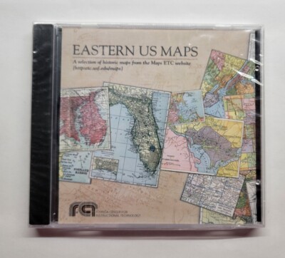 Eastern US Maps 100 Maps (PC CD-ROM, 2007) Florida Center For Instructional Tech