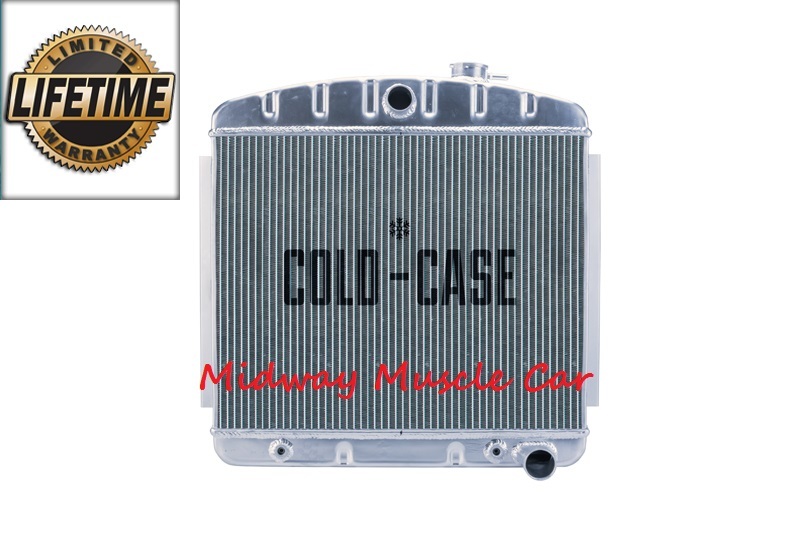 55 56 57 Chevy tri-5  Cold-Case performance aluminum radiator   V8 mount