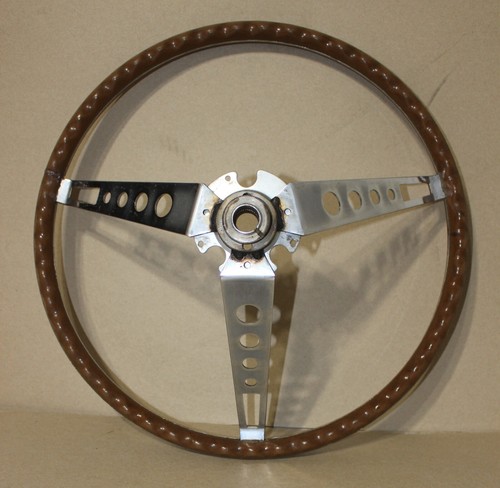 Orig 1965 1966 Mustang Fastback Deluxe Wood Steering Wheel 1967 Fairlane SAAC - Picture 5 of 8