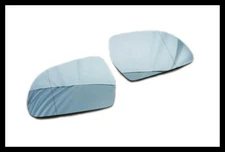 Blue Tinted Aspherical Side Mirror Glass For Audi A3 8P / A4 B8 / A5 B8