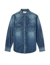 Saint Laurent Western Shirt in Blue Denim - S, M, L, XL  XXL - BNWT, RRP  620