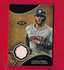 2019 Topps Tier One Tier One Relic Carlos Correa Serial'd/399 Card Patch #T1R-CC