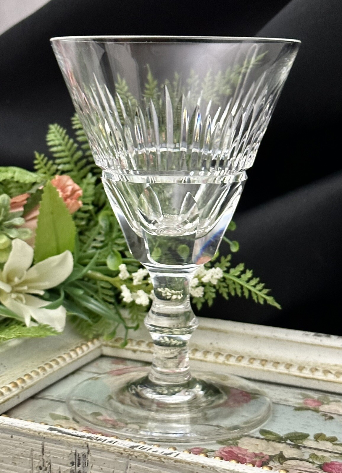Waterford Crystal Mourne Claret Wine Glass Blown Clear Waterford Wine