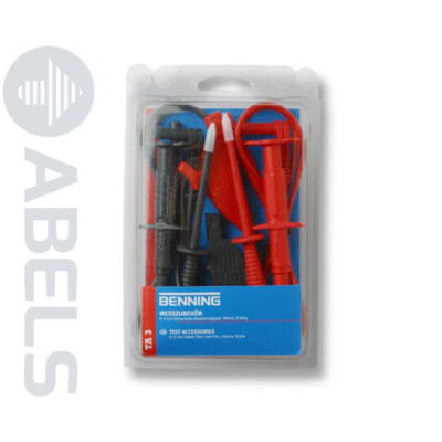Benning Messleitungsset TA3 Zubehör für Messgerät (044126) *NEU*