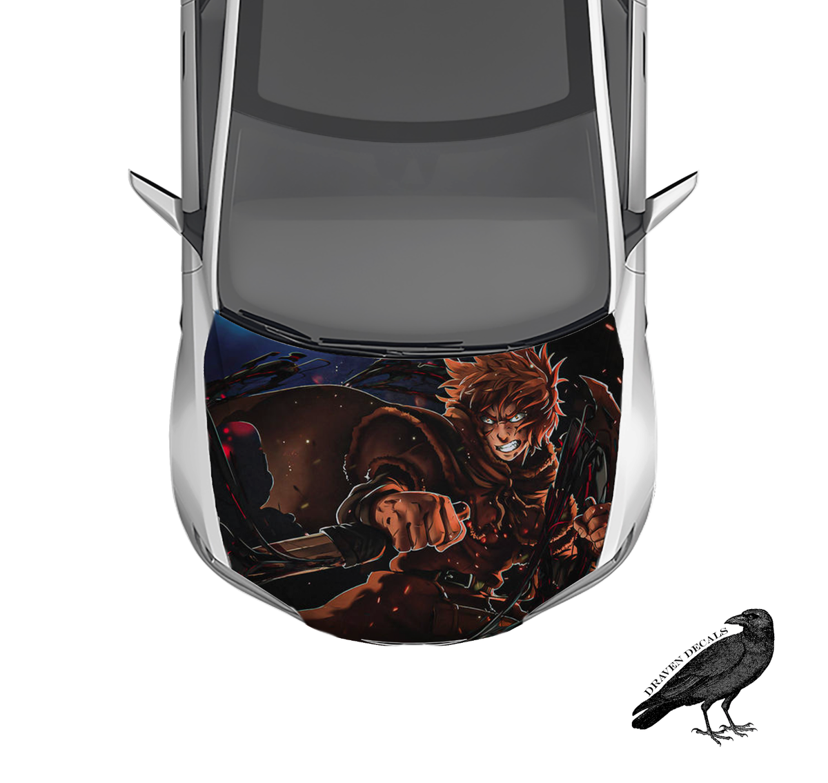 Thorfinn Vinland Saga Anime Hood Wrap Weatherproof Vinyl Car Decal