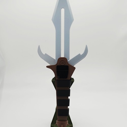 Replica coltello Star Trek Klingon D'k Tahg - pezzo da esposizione oggetto di scena cosplay stampato in 3D - Foto 8 di 10