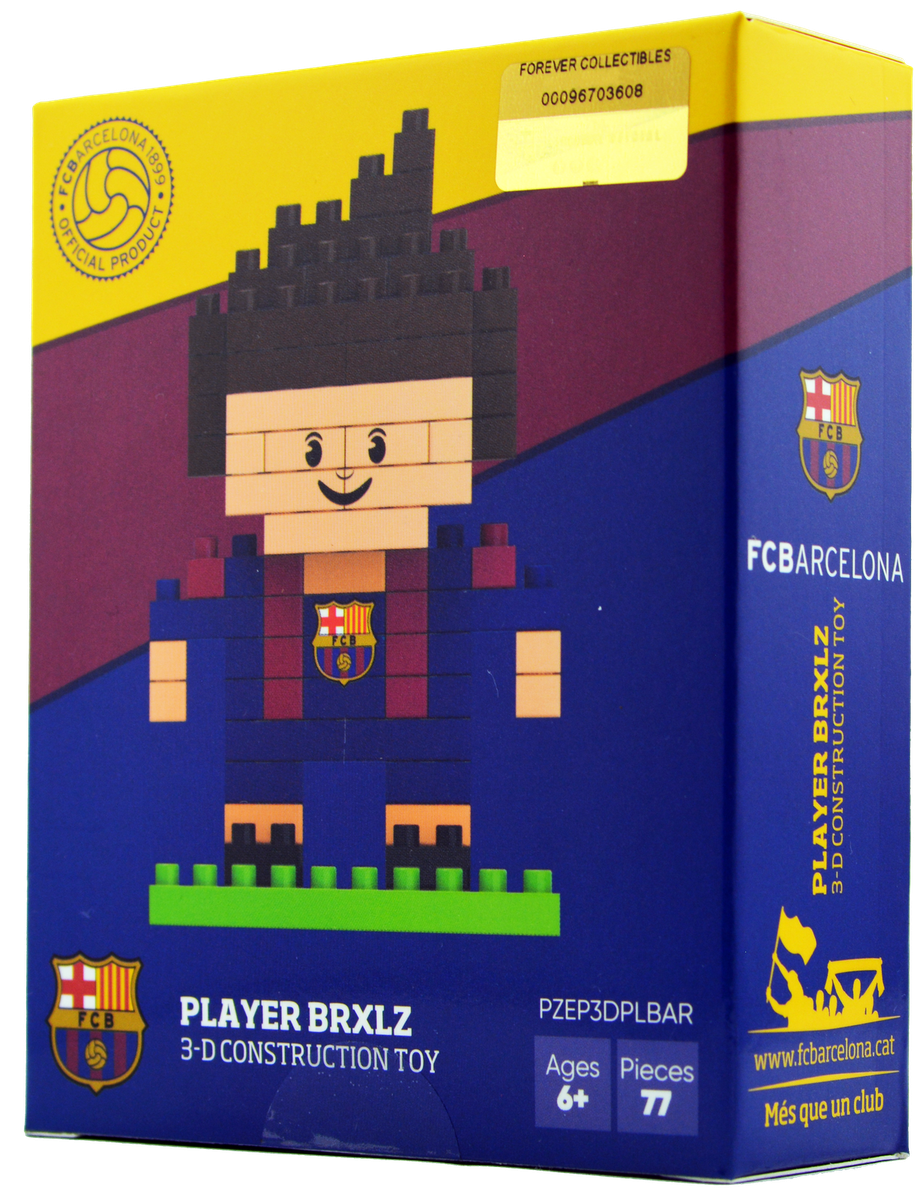 BRXLZ FC Barcelona Mini Player 87 Piece 3D Construction Toy | eBay