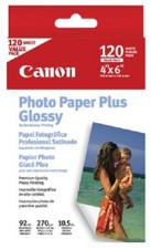 CANON PHOTO PAPER PLUS GLOSSY 120 Sheets 4" x 6"