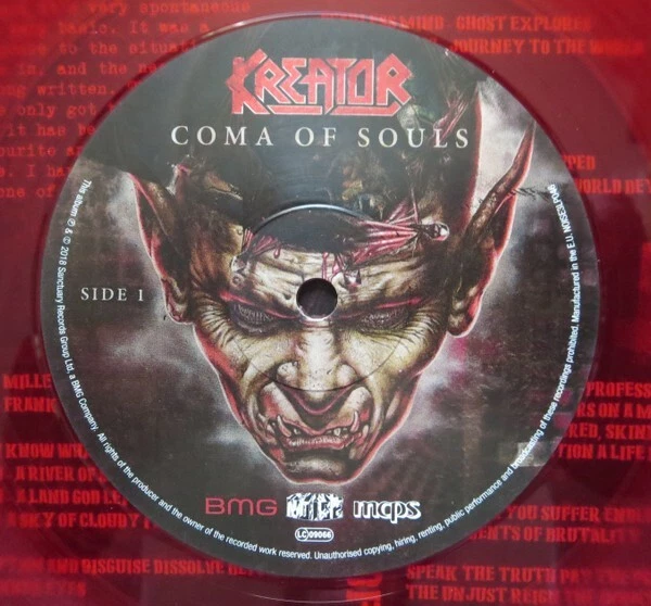 RED 3LP / VINYL KREATOR – COMA OF SOULS - Bild 3 von 4