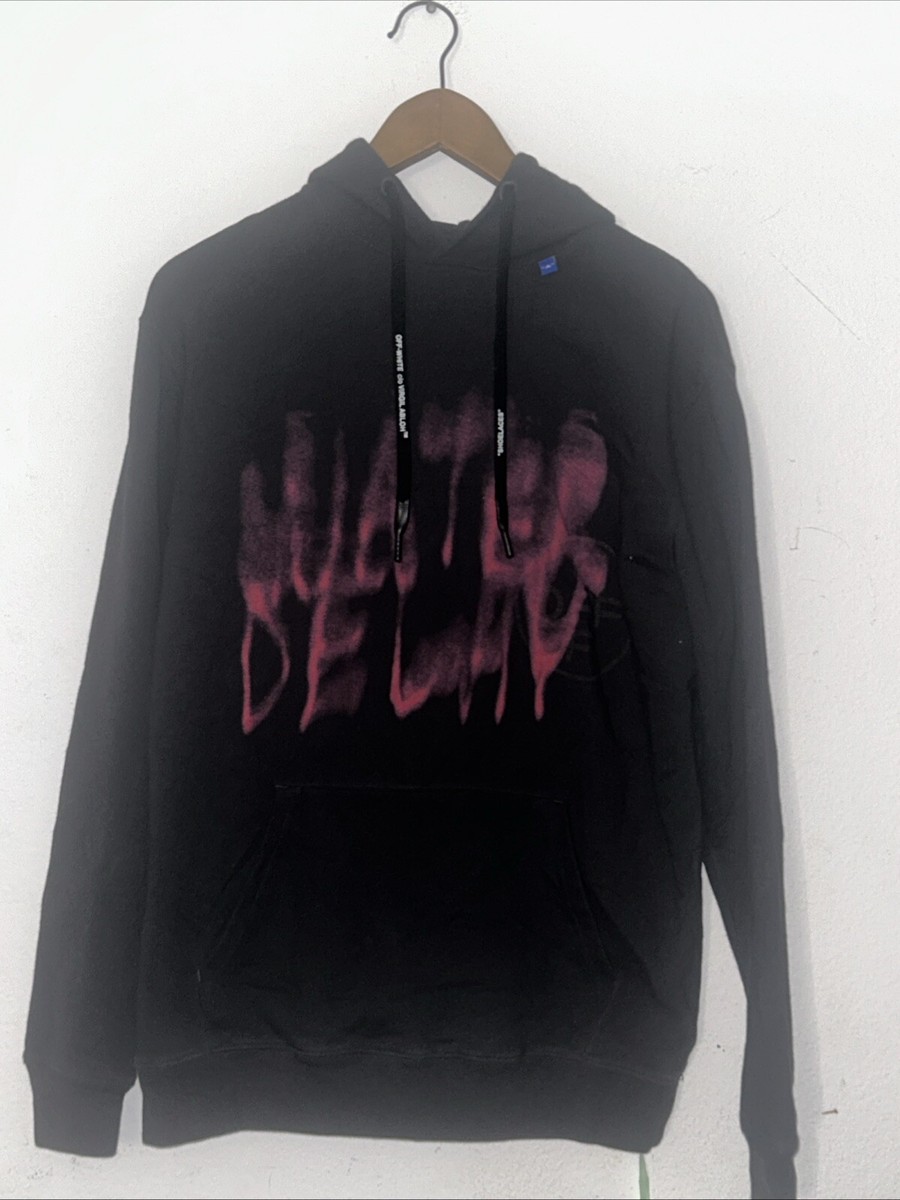 Off White Pullover Hoodie XS Water Delay Streetwear Virgil | eBay