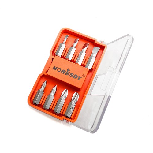 8pcs Drive Bits Set Screwdriver Bits Phillips Flat Slotted PH0 PH1 PH2 PH3 90271 - Picture 3 of 3